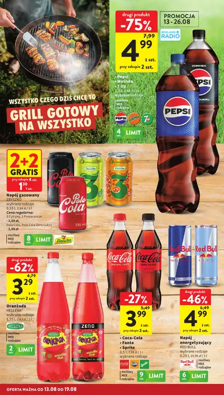 Intermarche - gazetka promocyjna Gazetka od czwartku 13.08 do środy 19.08 - strona 14