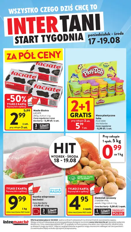 Intermarche - gazetka promocyjna Gazetka od czwartku 13.08 do środy 19.08 - strona 44