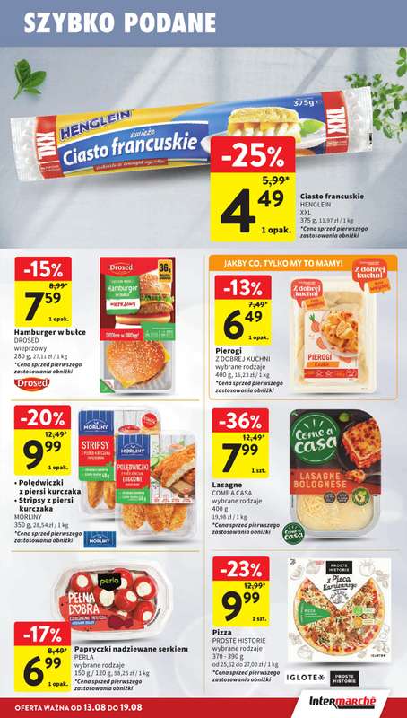 Intermarche - gazetka promocyjna Gazetka od czwartku 13.08 do środy 19.08 - strona 25