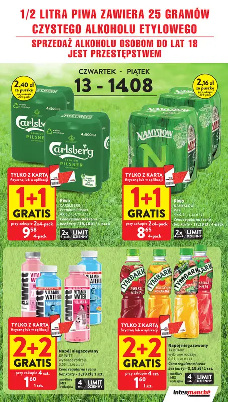 Intermarche - gazetka promocyjna Gazetka od czwartku 13.08 do środy 19.08 - strona 3
