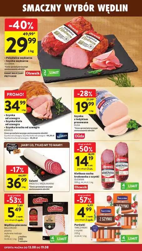 Intermarche - gazetka promocyjna Gazetka od czwartku 13.08 do środy 19.08 - strona 22