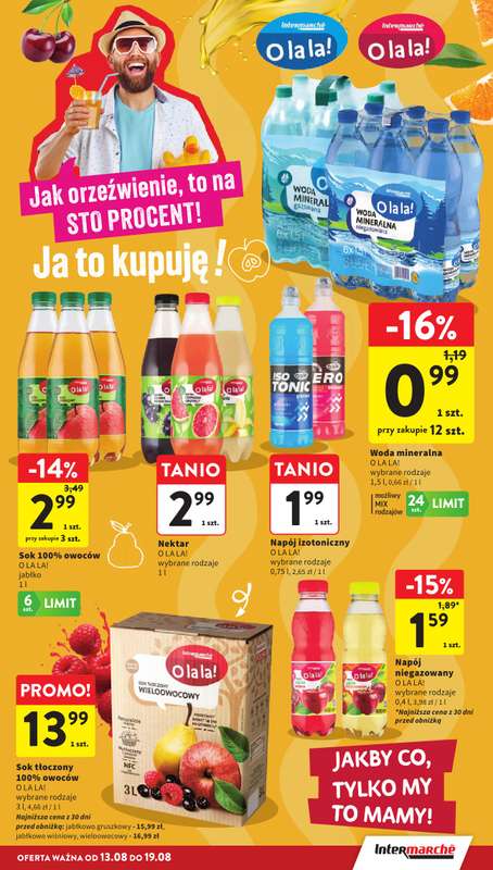 Intermarche - gazetka promocyjna Gazetka od czwartku 13.08 do środy 19.08 - strona 35