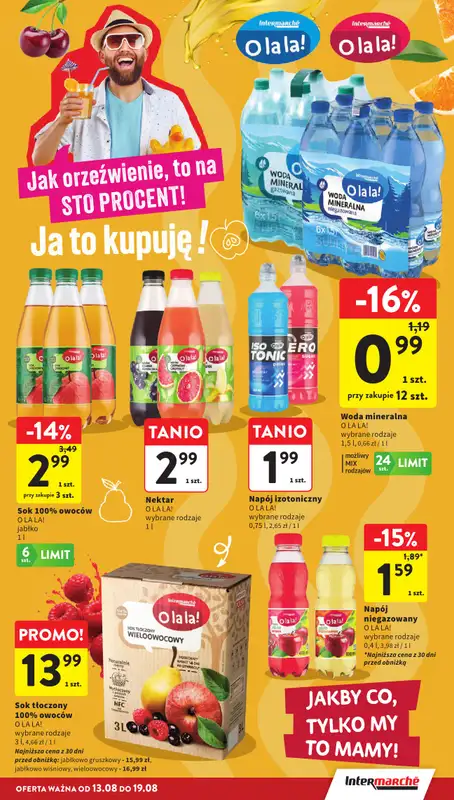 Intermarche - gazetka promocyjna Gazetka od czwartku 13.08 do środy 19.08 - strona 35