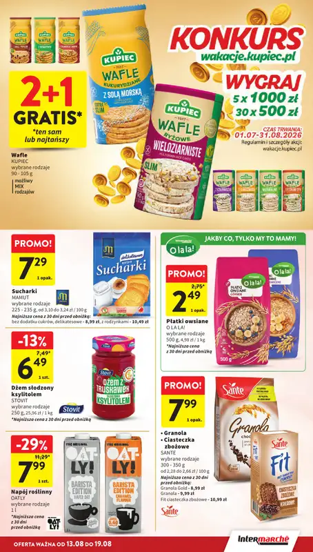 Intermarche - gazetka promocyjna Gazetka od czwartku 13.08 do środy 19.08 - strona 31