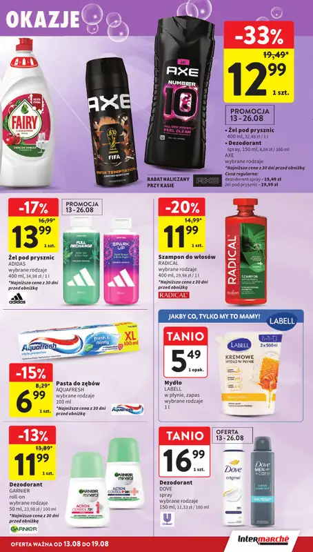 Intermarche - gazetka promocyjna Gazetka od czwartku 13.08 do środy 19.08 - strona 39