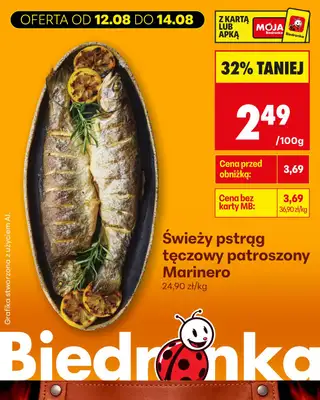 Biedronka - gazetka promocyjna Biedronkowe oszczędności od środy od środy 12.08 do piątku 14.08 - strona 12