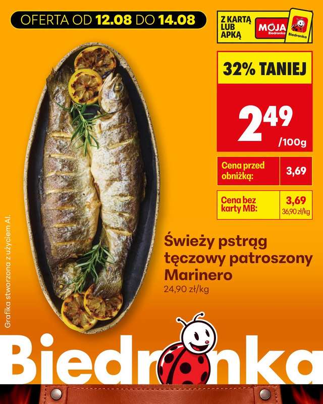 Biedronka - gazetka promocyjna Biedronkowe oszczędności od środy od środy 12.08 do piątku 14.08 - strona 12