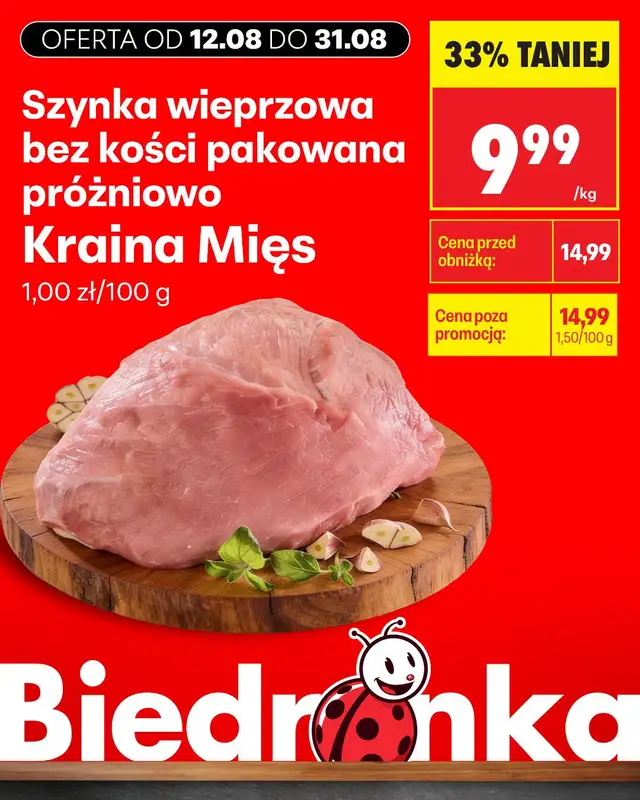 Biedronka - gazetka promocyjna Biedronkowe oszczędności od środy od środy 12.08 do piątku 14.08 - strona 10