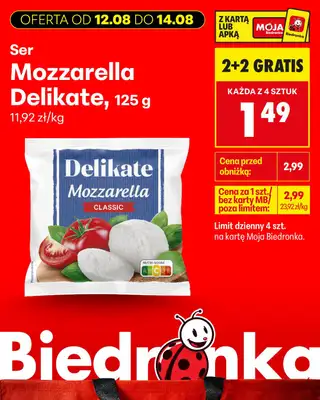 Biedronka - gazetka promocyjna Biedronkowe oszczędności od środy od środy 12.08 do piątku 14.08 - strona 13