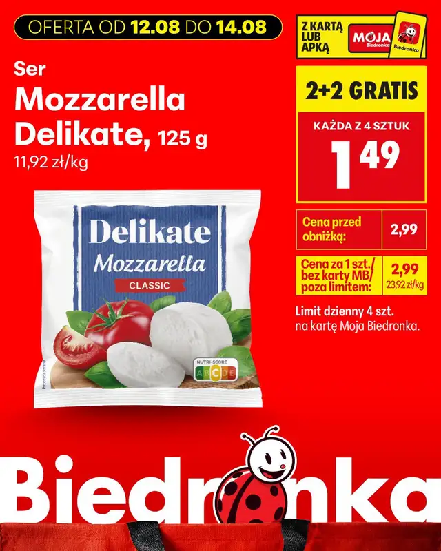 Biedronka - gazetka promocyjna Biedronkowe oszczędności od środy od środy 12.08 do piątku 14.08 - strona 13
