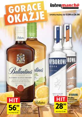 Intermarche - gazetka promocyjna Gazetka alkoholowa od czwartku 13.08 do środy 26.08