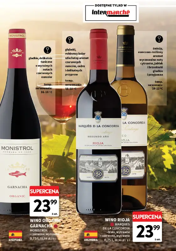 Intermarche - gazetka promocyjna Gazetka alkoholowa od czwartku 13.08 do środy 26.08 - strona 15
