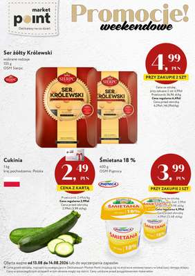 Market Point - gazetka promocyjna Promocje weekendowe od czwartku 13.08 do piątku 14.08