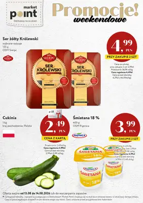 Market Point - gazetka promocyjna Promocje weekendowe od czwartku 13.08 do piątku 14.08