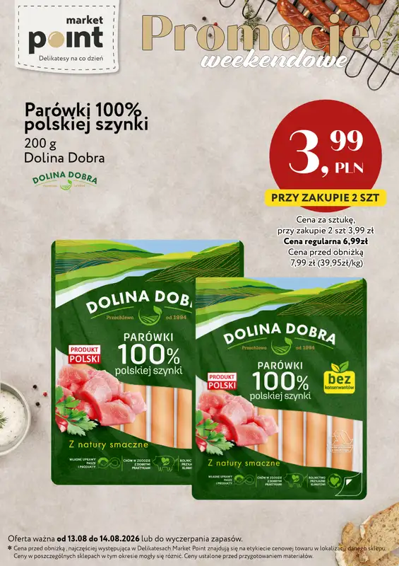 Market Point - gazetka promocyjna Promocje weekendowe od czwartku 13.08 do piątku 14.08 - strona 8