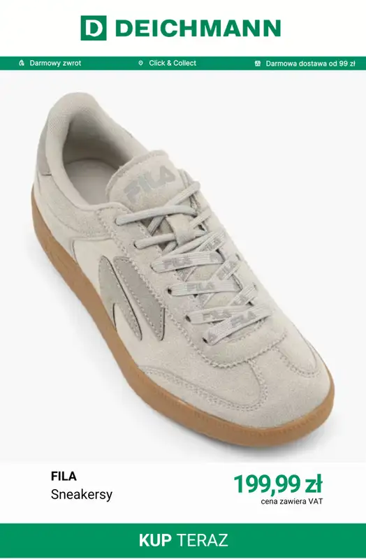 Deichmann - gazetka promocyjna Nowe modele Fila od piątku 14.08  - strona 4