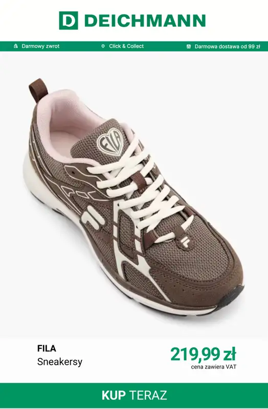 Deichmann - gazetka promocyjna Nowe modele Fila od piątku 14.08  - strona 11