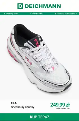 Deichmann - gazetka promocyjna Nowe modele Fila od piątku 14.08  - strona 10