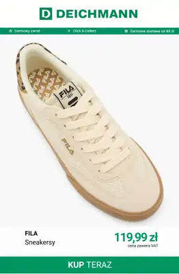 Deichmann - gazetka promocyjna Nowe modele Fila od piątku 14.08  - strona 14