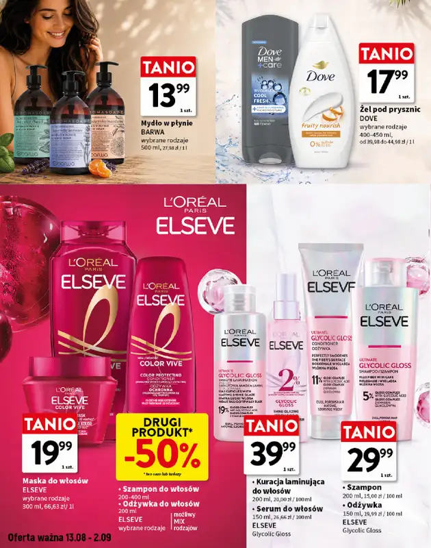 Intermarche - gazetka promocyjna Detergenty, kosmetyki, higiena od czwartku 13.08 do środy 02.09 - strona 6
