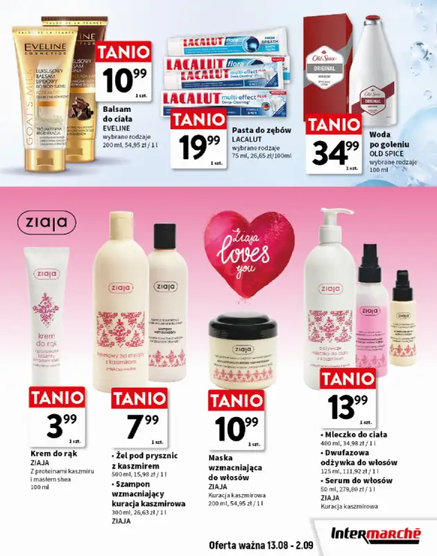 Intermarche - gazetka promocyjna Detergenty, kosmetyki, higiena od czwartku 13.08 do środy 02.09 - strona 7