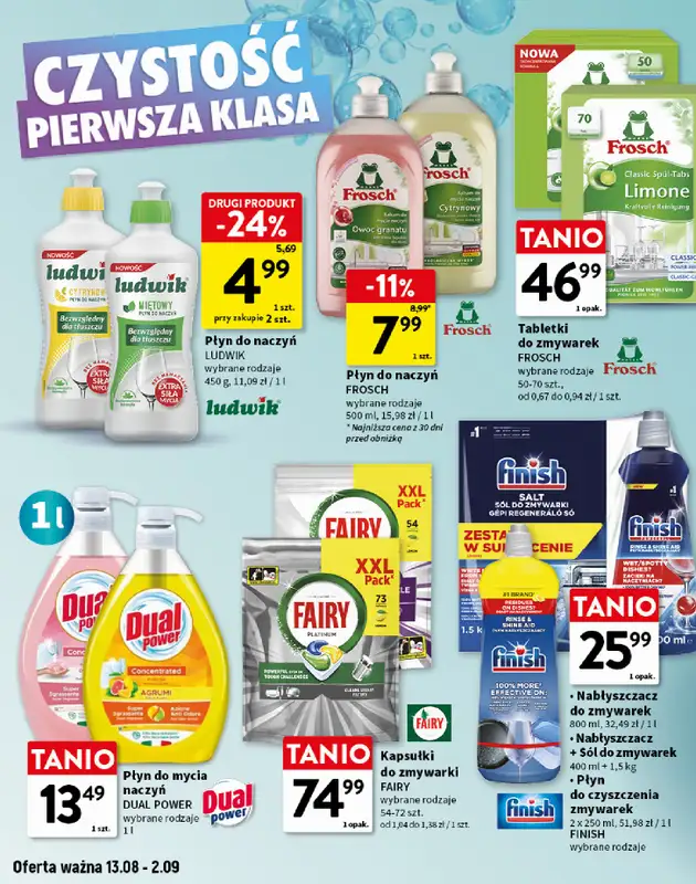 Intermarche - gazetka promocyjna Detergenty, kosmetyki, higiena od czwartku 13.08 do środy 02.09 - strona 10