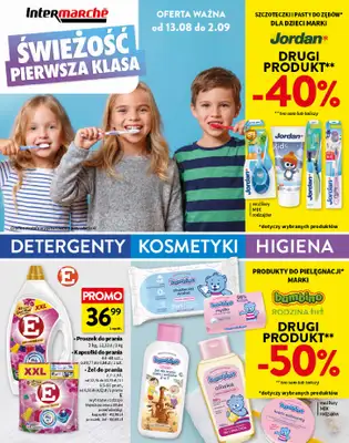 Intermarche - gazetka promocyjna Detergenty, kosmetyki, higiena od czwartku 13.08 do środy 02.09