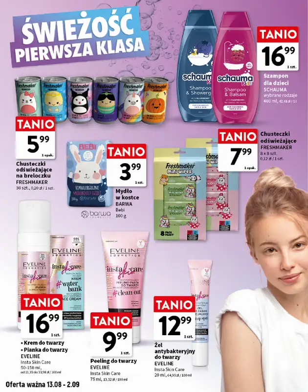 Intermarche - gazetka promocyjna Detergenty, kosmetyki, higiena od czwartku 13.08 do środy 02.09 - strona 2