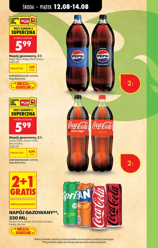 Biedronka - gazetka promocyjna Od środy od środy 12.08 do środy 19.08 - strona 7