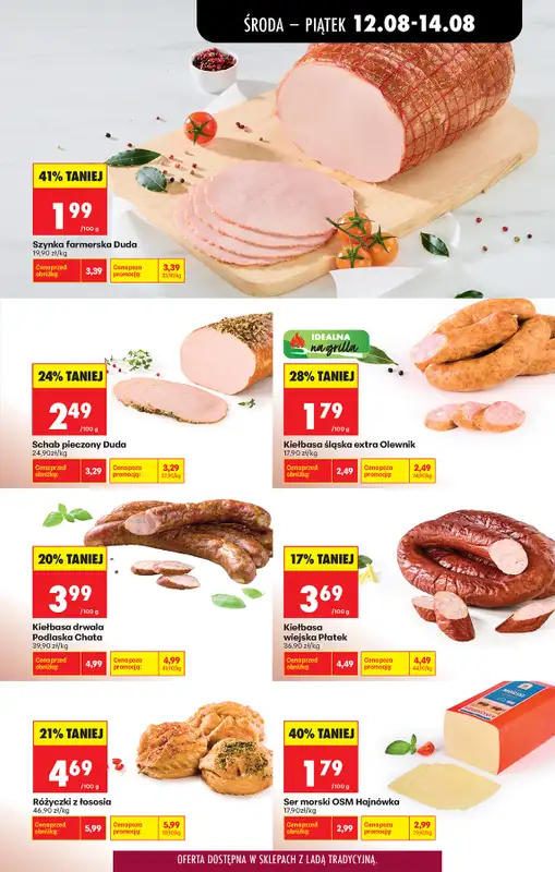 Biedronka - gazetka promocyjna Od środy, Z ladą tradycyjną od środy 12.08 do środy 19.08 - strona 35