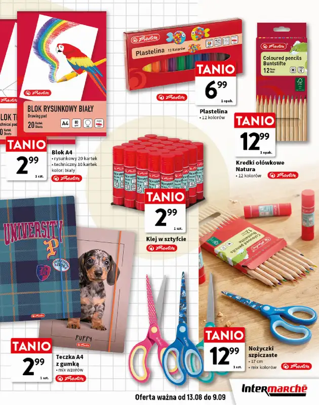 Intermarche - gazetka promocyjna Szkolna wyprawka w super cenach! od czwartku 13.08 do środy 09.09 - strona 9