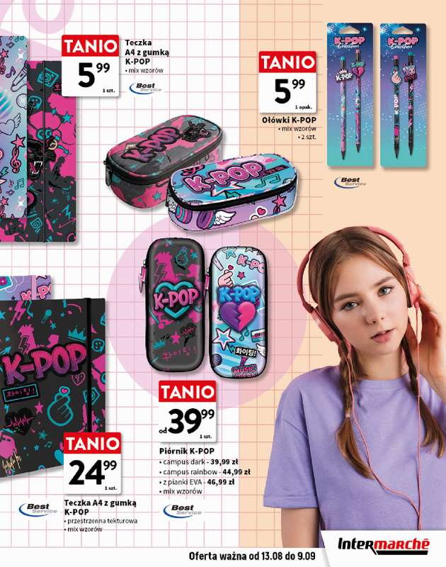 Intermarche - gazetka promocyjna Szkolna wyprawka w super cenach! od czwartku 13.08 do środy 09.09 - strona 7