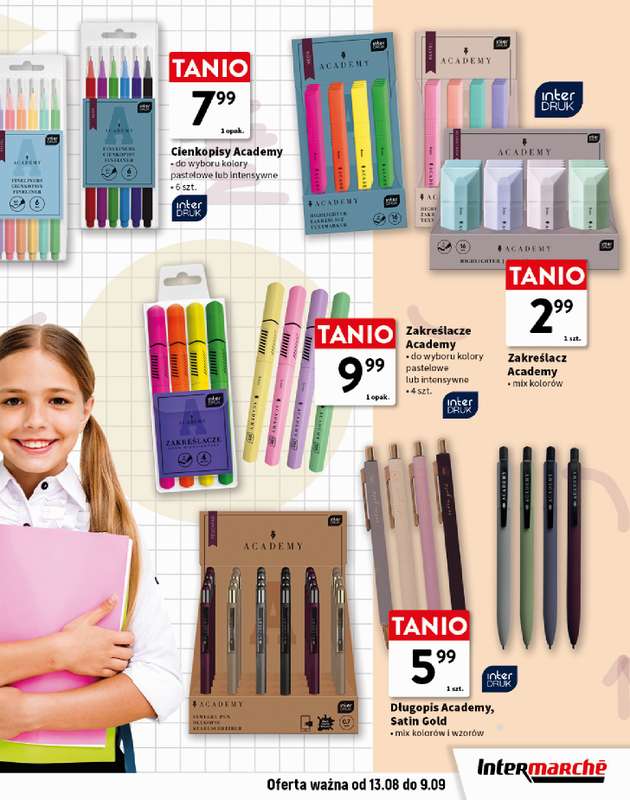 Intermarche - gazetka promocyjna Szkolna wyprawka w super cenach! od czwartku 13.08 do środy 09.09 - strona 5