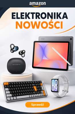 Amazon - gazetka promocyjna Nowości: elektronika od środy 12.08 