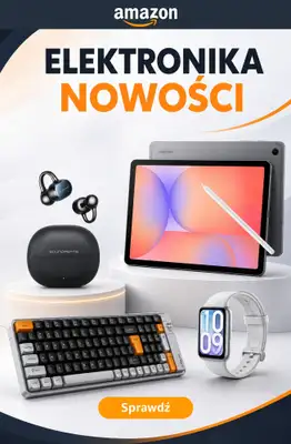 Amazon - gazetka promocyjna Nowości: elektronika od środy 12.08 