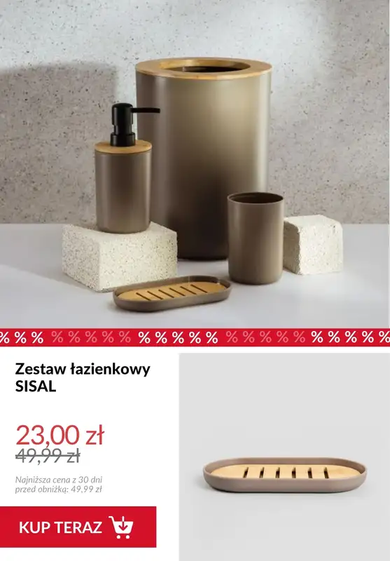 Homla - gazetka promocyjna Do -70% akcesoria łazienkowe od czwartku 13.08  - strona 3