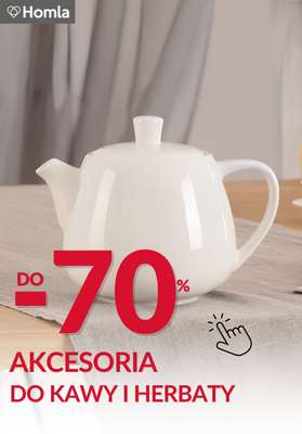 Homla - gazetka promocyjna Do -70% akcesoria do kawy i herbaty od piątku 14.08 