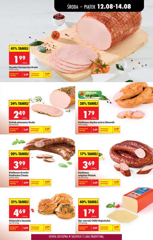 Biedronka - gazetka promocyjna Od środy, Z ladą tradycyjną od środy 12.08 do środy 19.08 - strona 35