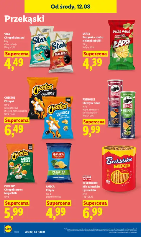 Lidl - gazetka promocyjna Gazetka Ważna Od 12.08 Do 14.08 od środy 12.08 do piątku 14.08 - strona 82
