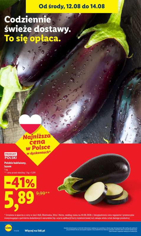 Lidl - gazetka promocyjna Gazetka Ważna Od 12.08 Do 14.08 od środy 12.08 do piątku 14.08 - strona 16