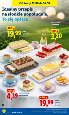 Lidl - gazetka promocyjna Gazetka Ważna Od 12.08 Do 14.08 od środy 12.08 do piątku 14.08 - strona 86