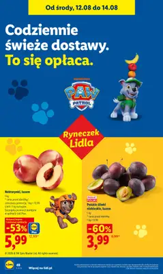 Lidl - gazetka promocyjna Gazetka Ważna Od 12.08 Do 14.08 od środy 12.08 do piątku 14.08 - strona 50