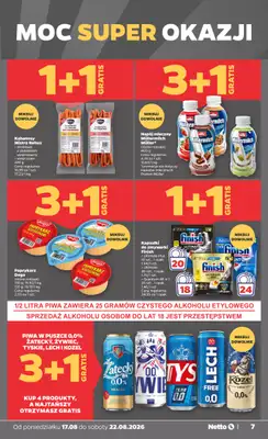Netto - gazetka promocyjna Gazetka Spożywcza od poniedziałku 17.08 do soboty 22.08 - strona 7