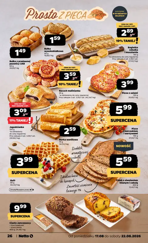 Netto - gazetka promocyjna Gazetka Spożywcza od poniedziałku 17.08 do soboty 22.08 - strona 26