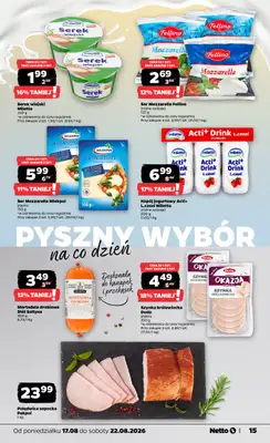 Netto - gazetka promocyjna Gazetka Spożywcza od poniedziałku 17.08 do soboty 22.08 - strona 15