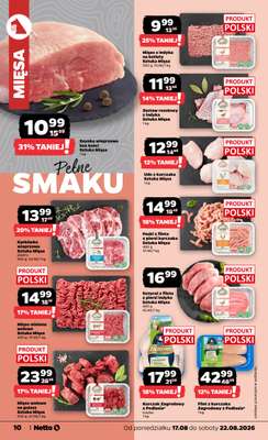 Netto - gazetka promocyjna Gazetka Spożywcza od poniedziałku 17.08 do soboty 22.08 - strona 10