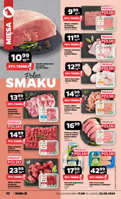 Netto - gazetka promocyjna Gazetka Spożywcza od poniedziałku 17.08 do soboty 22.08 - strona 10