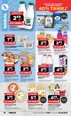 Netto - gazetka promocyjna Gazetka Spożywcza od poniedziałku 17.08 do soboty 22.08 - strona 14