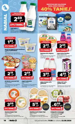 Netto - gazetka promocyjna Gazetka Spożywcza od poniedziałku 17.08 do soboty 22.08 - strona 14