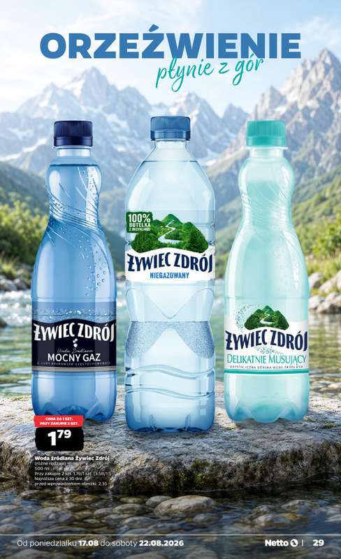 Netto - gazetka promocyjna Gazetka Spożywcza od poniedziałku 17.08 do soboty 22.08 - strona 29